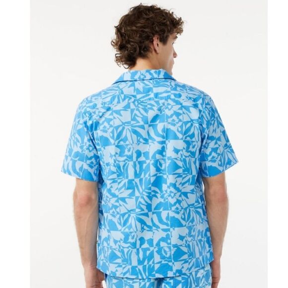 Men's Camp Resort Hawaiian Shirt with Short Sleeves Size XS - Picture 5 of 7